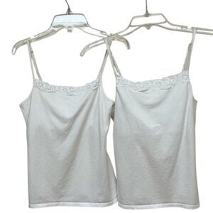 Ascend by Jockey white camisole bundle size S